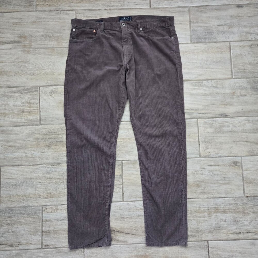 Lucky Brand 121 Heritage Slim‎ Corduroy Jeans Men's Retro Country Straight 38/32